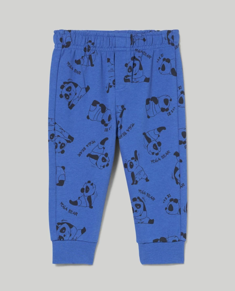 Blukids Newborn Baby Boys Girls Pure Cotton Printed Sweatpants Soft Comfortable Casual Pants