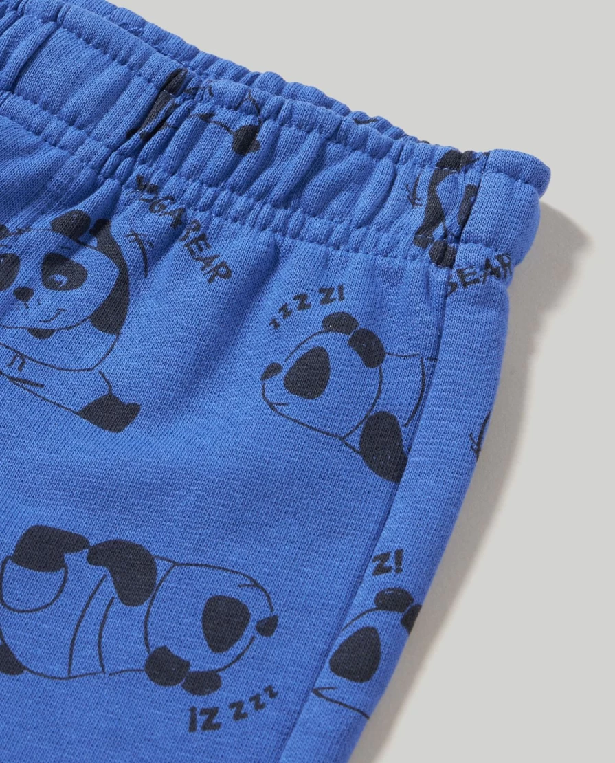 Blukids Newborn Baby Boys Girls Pure Cotton Printed Sweatpants Soft Comfortable Casual Pants