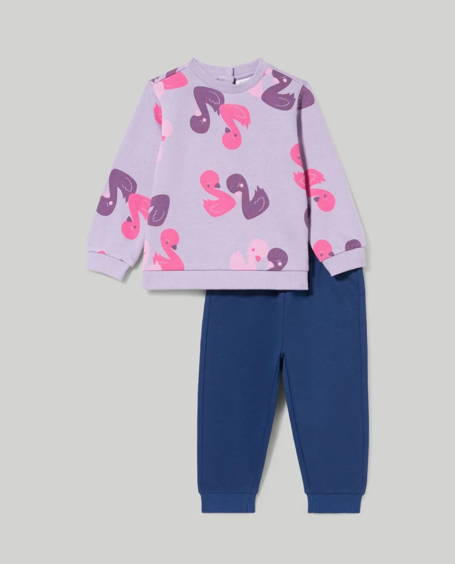 Blukids Newborn Cotton Jogging Set - Soft Sweatshirt & Pants Outfit for Babies