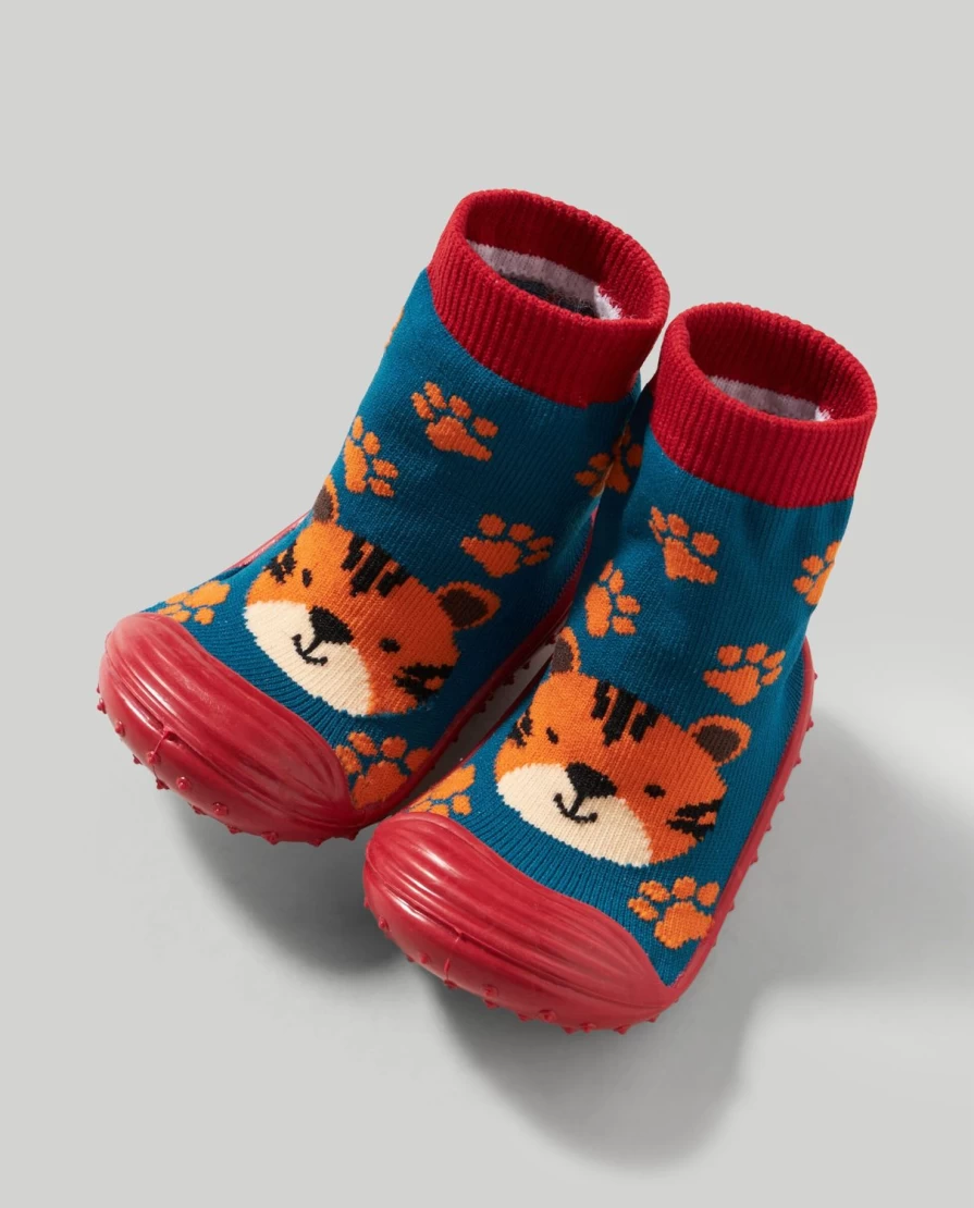 Blukids Non-Slip Sole Socks for Toddlers & Kids - Comfortable Grip Socks for Girls & Boys