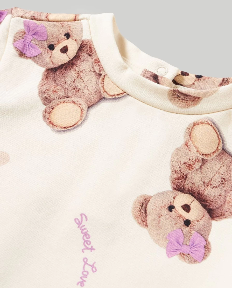 Blukids Newborn Stretch Cotton Baby Print Dress - Soft & Comfortable Infant Outfit