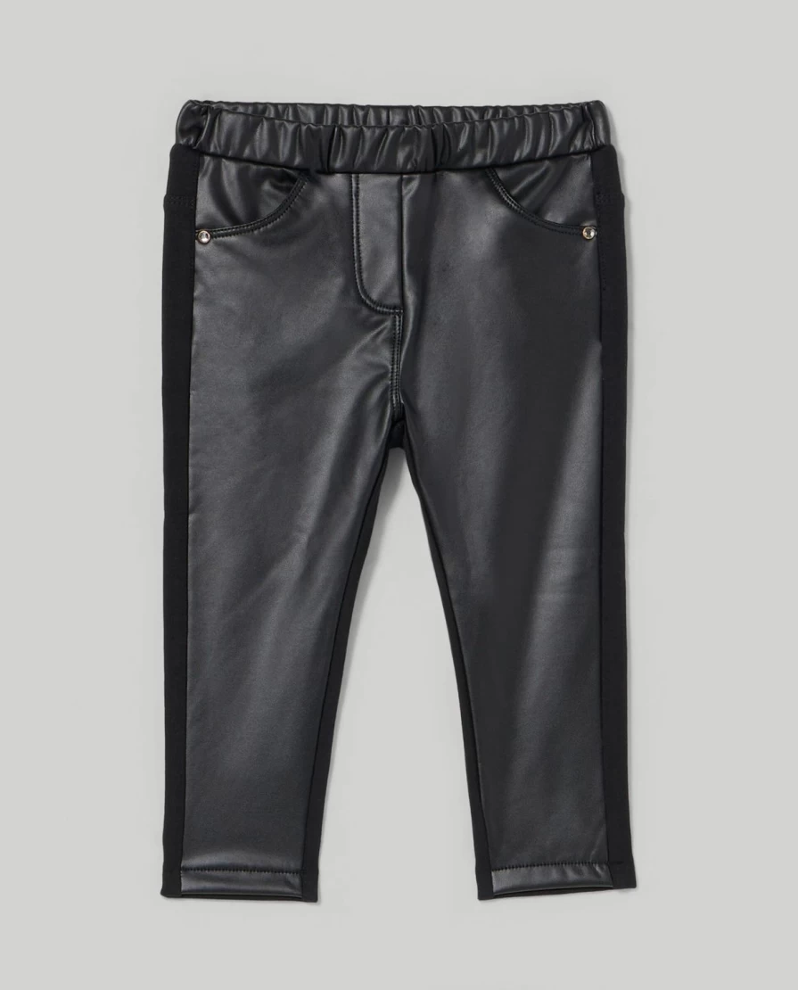Blukids Newborn Eco Leather Insert Leggings - Soft & Stylish Baby Pants