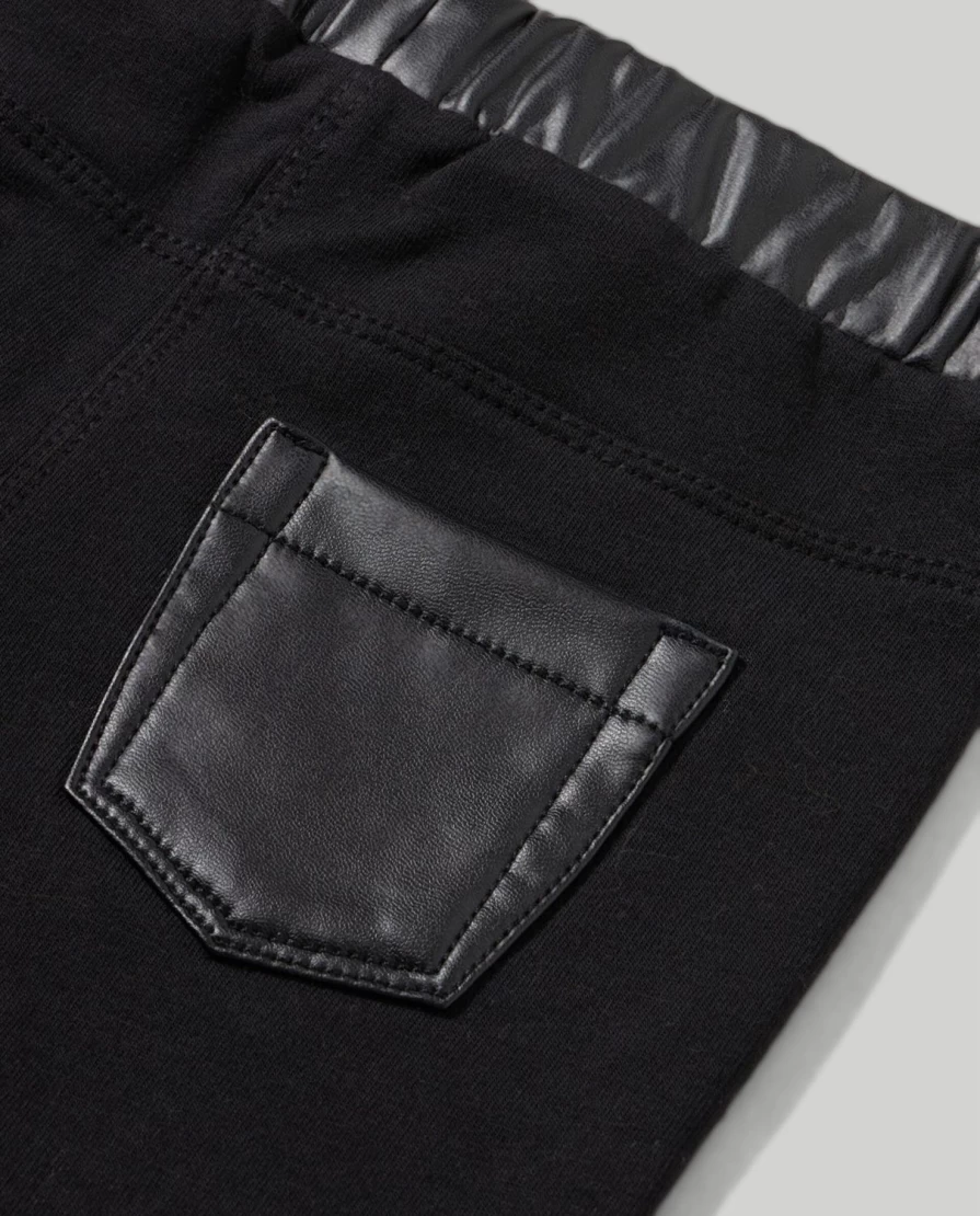 Blukids Newborn Eco Leather Insert Leggings - Soft & Stylish Baby Pants