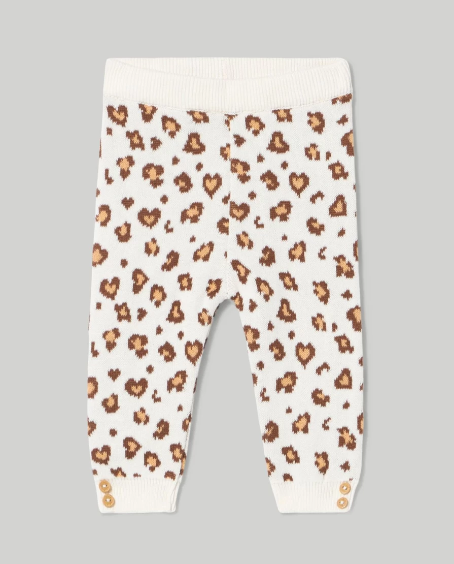 Blukids Newborn Baby Girls Pure Cotton Tricot Leggings - Soft & Comfortable