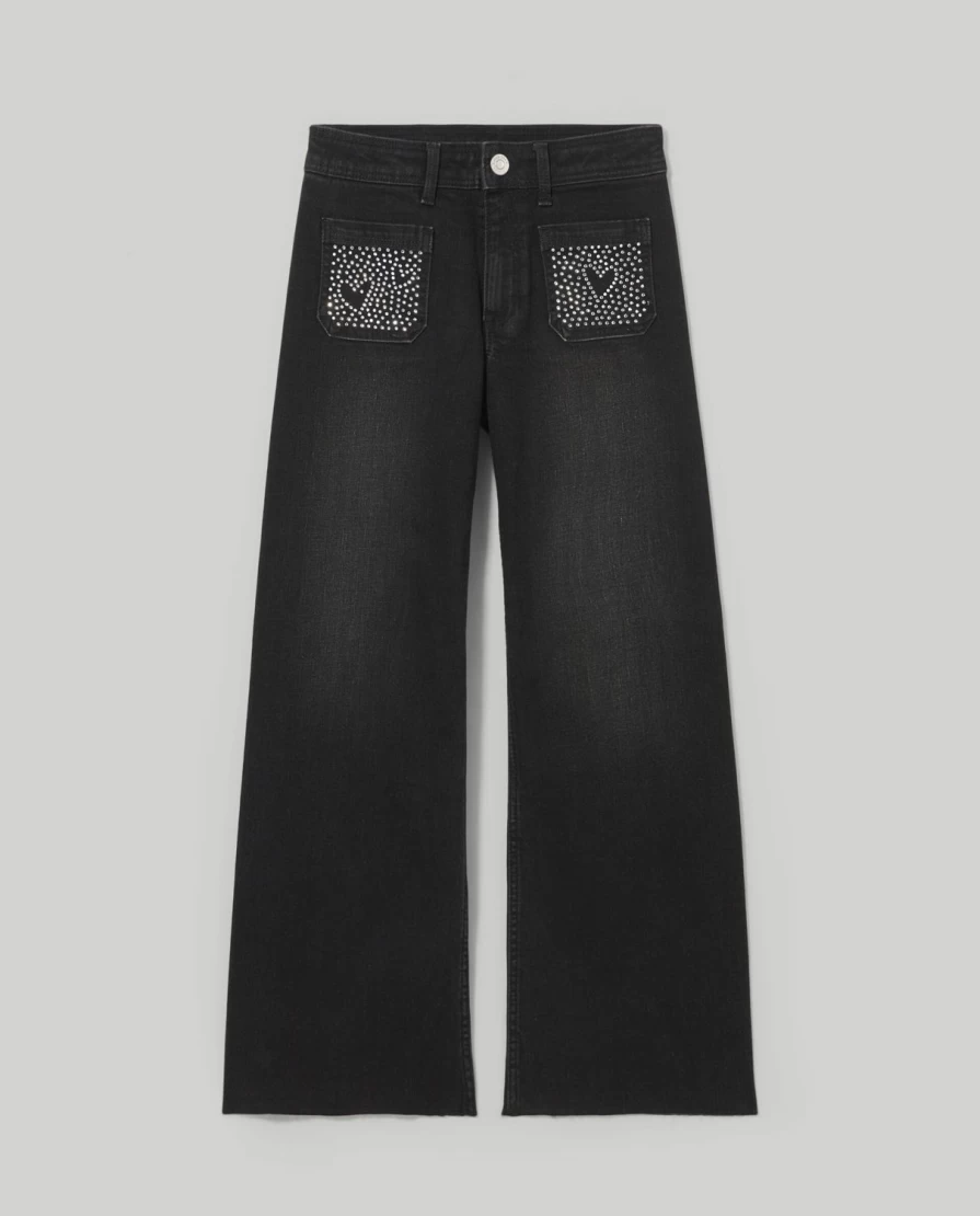 Blukids Girls' Denim Jeans for Children - Comfortable & Stylish Kids' Pants