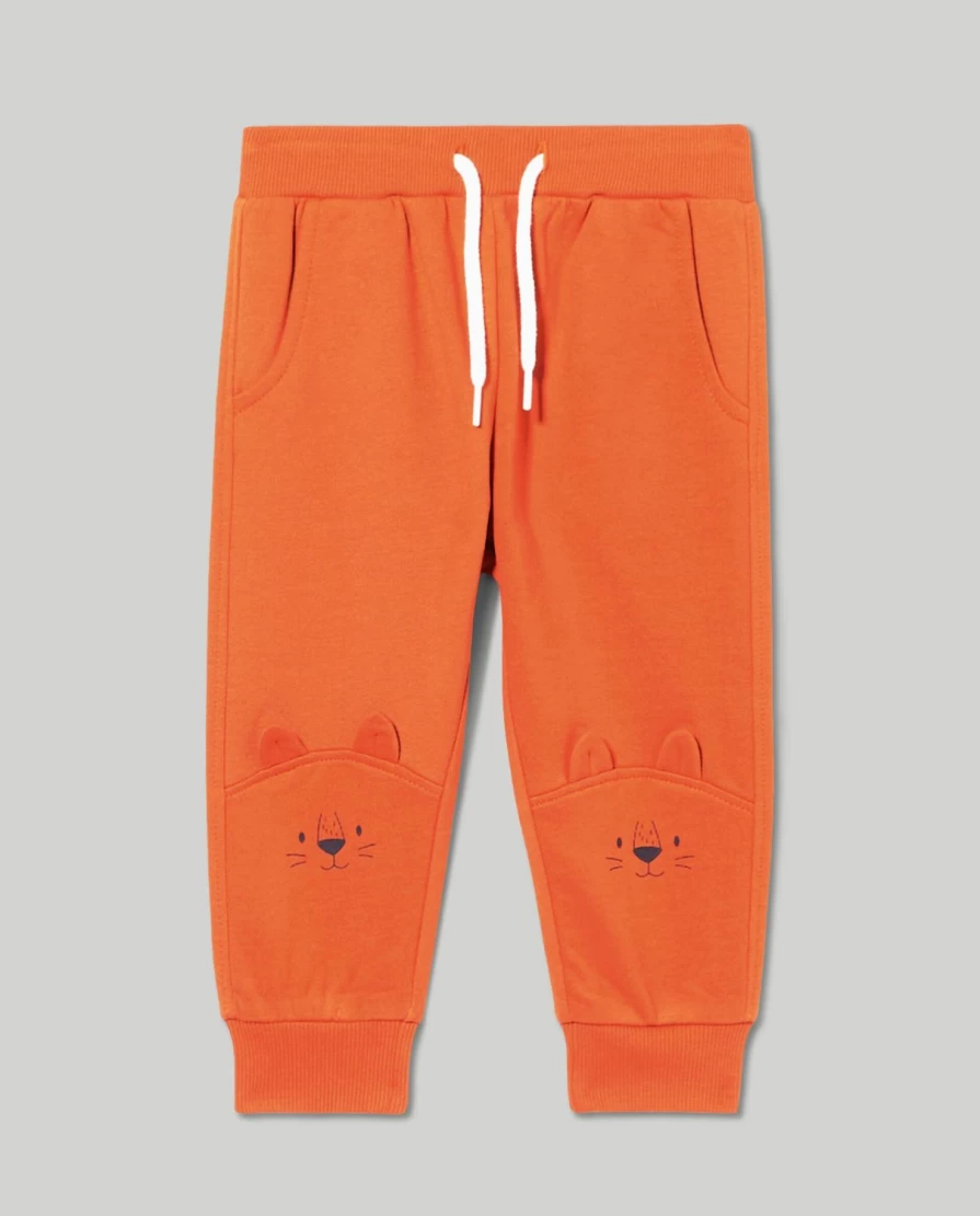 Blukids Pure Cotton Jogger Pants for Newborn Babies - Soft & Comfortable