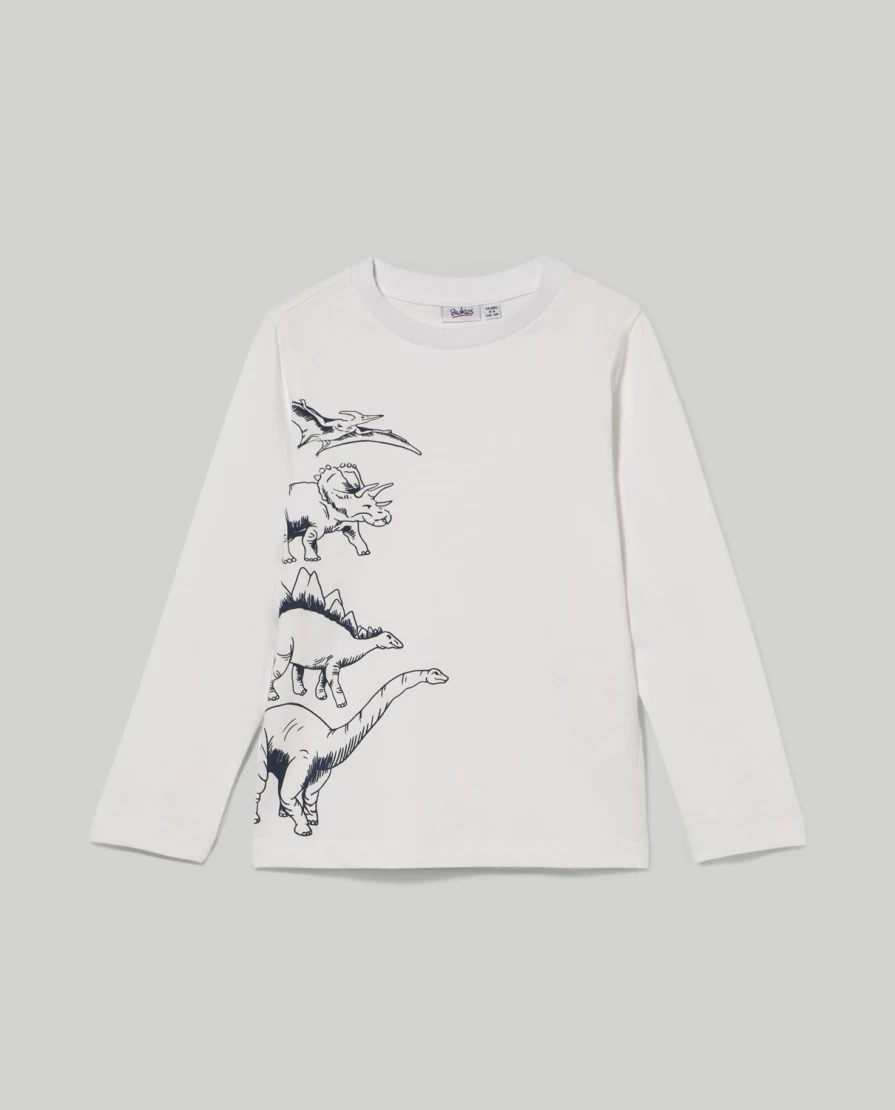 Blukids Kids' Cotton T-Shirt with Playful Child Print - Soft Comfortable Tee for Children