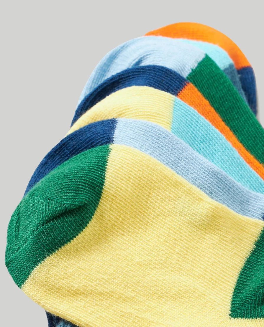 Blukids 7-Pack Soft Cotton Blend Newborn Baby Socks