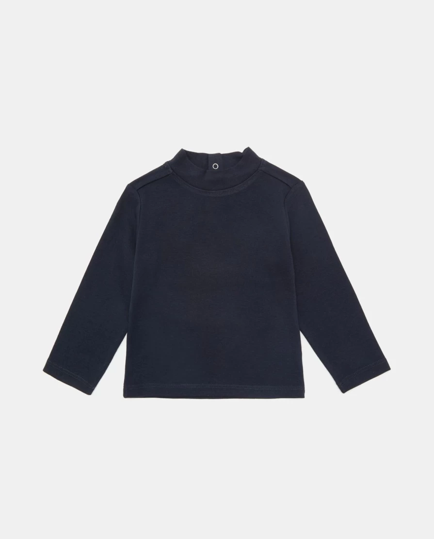 Blukids Newborn Pure Cotton Turtleneck T-Shirt - Soft & Comfortable Baby Essential