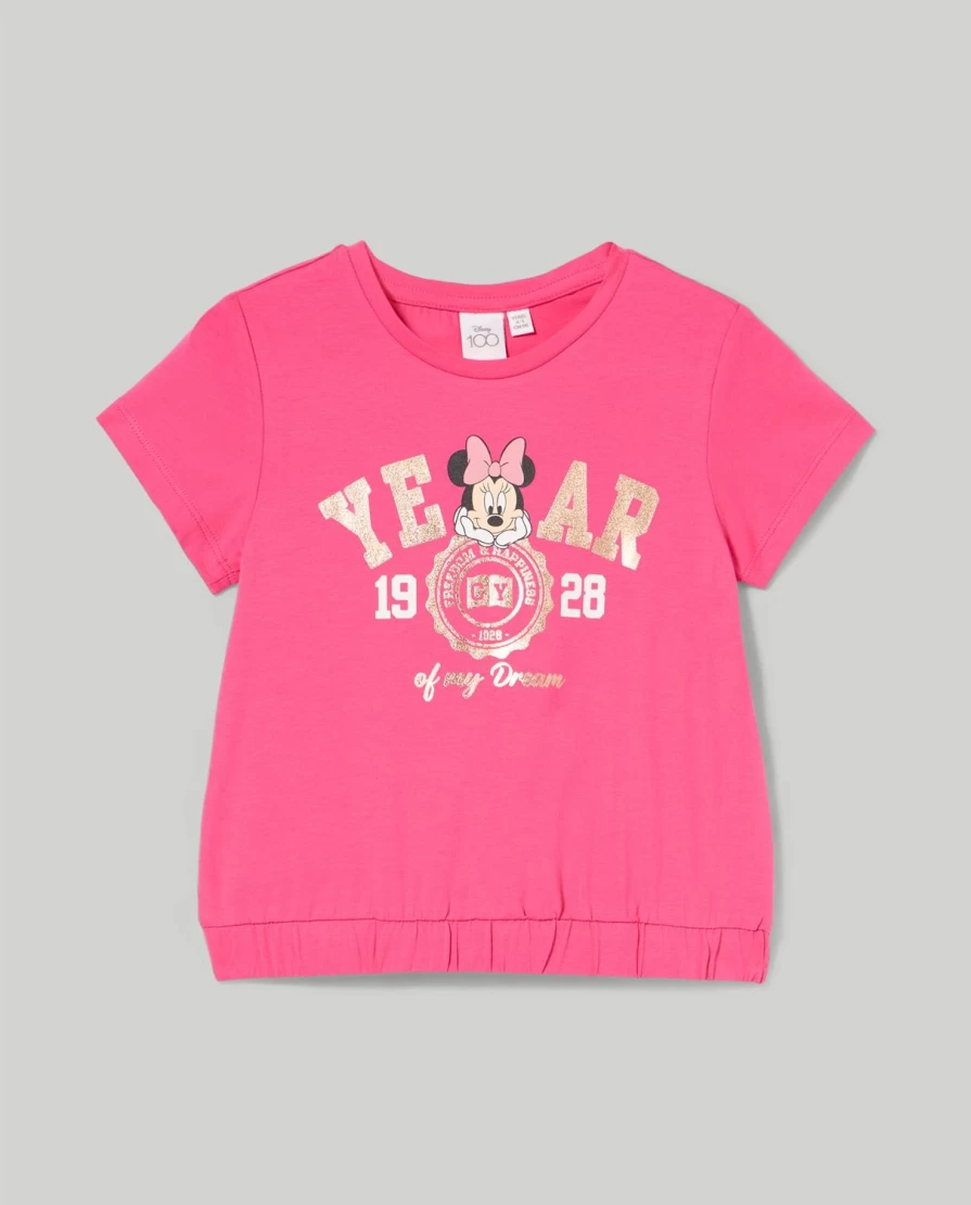 "Blukids Girls' Stretch Cotton Printed T-Shirt - Comfortable Kids Tee"