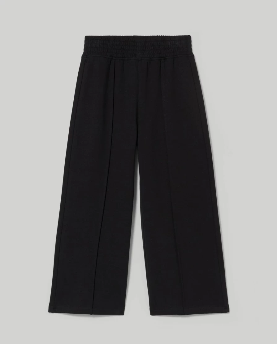 "Blukids Girls' Wide Leg Brushed Cotton Trousers for Children"