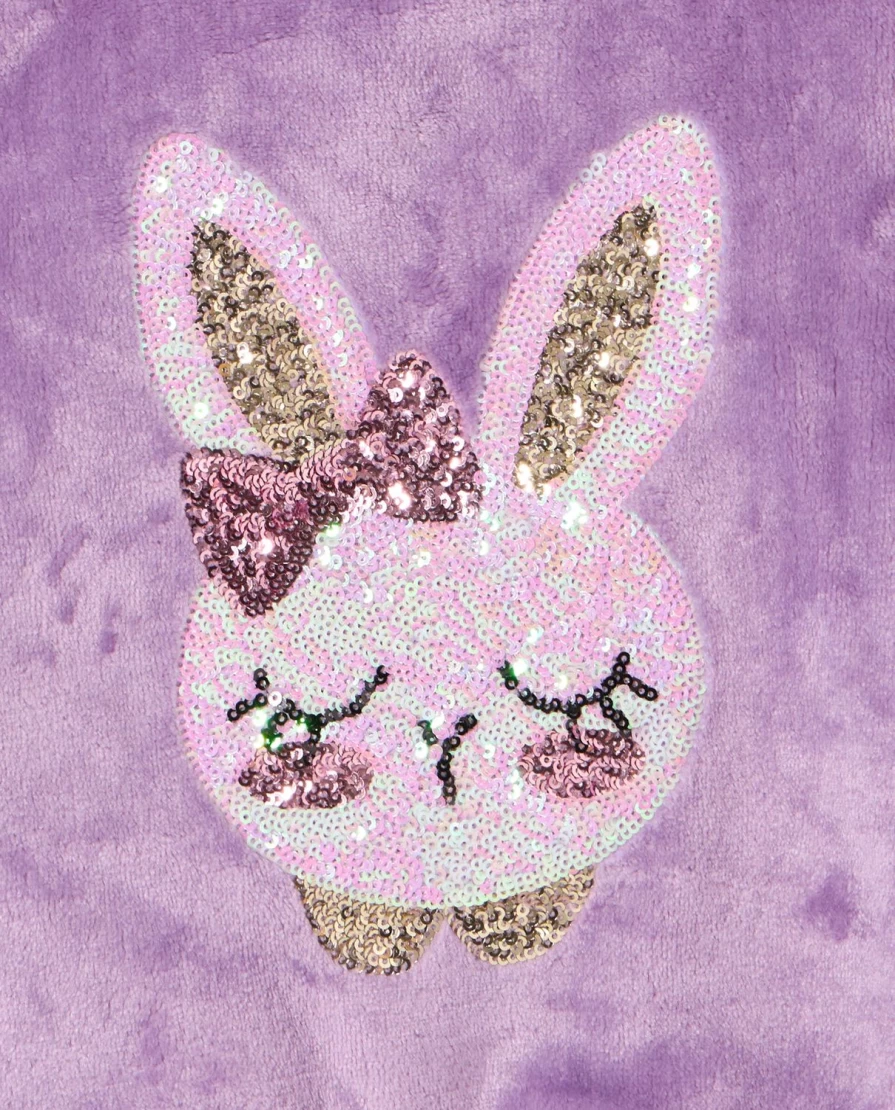 Blukids Girls' Sparkly Sequins Fleece Sweatshirt for Children - Cozy & Stylish