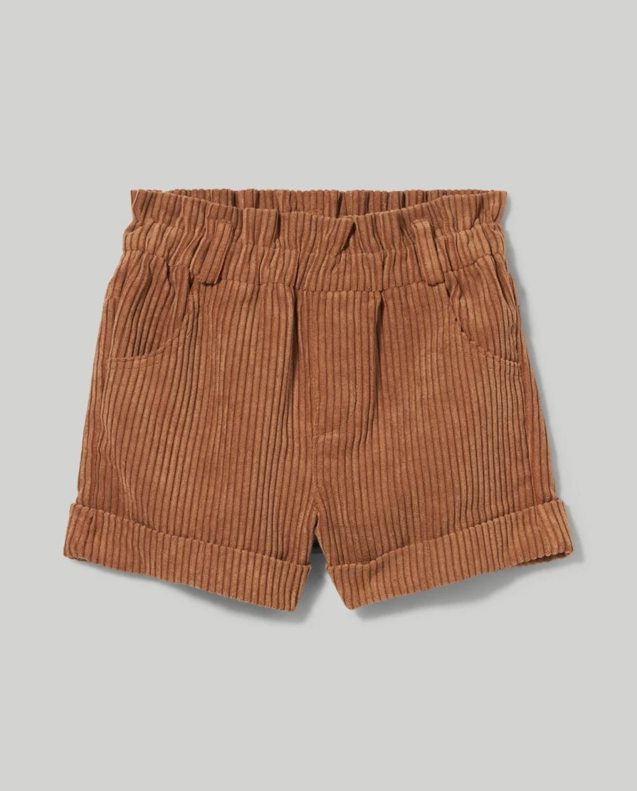 Blukids Newborn Baby Velvet Ribbed Shorts - Soft & Comfortable for Infants