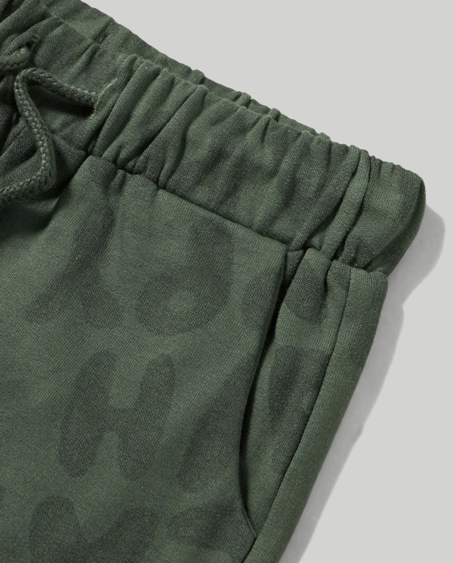 Blukids Newborn Printed Cotton Fleece Joggers - Soft & Comfortable Baby Pants