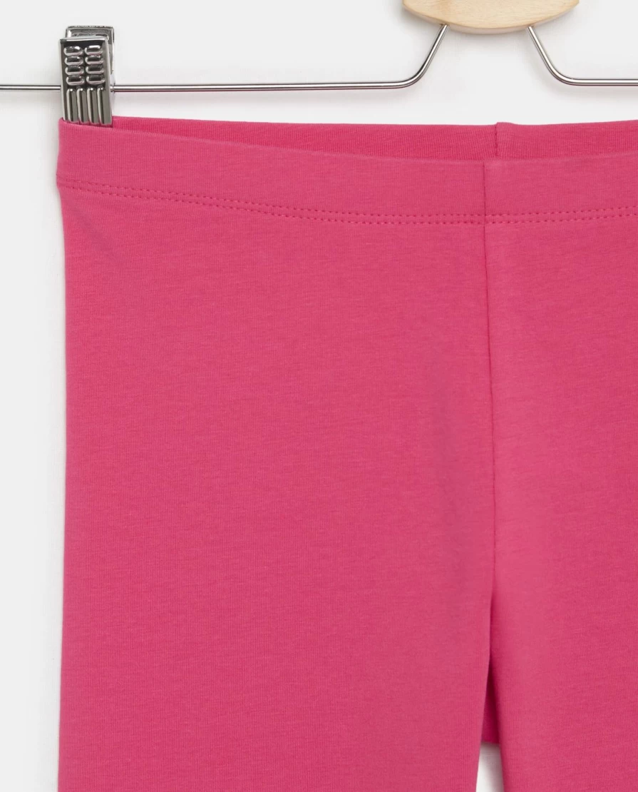 Blukids Youth Girls' Solid Color Stretch Cotton Leggings - Comfortable & Soft Everyday Wear