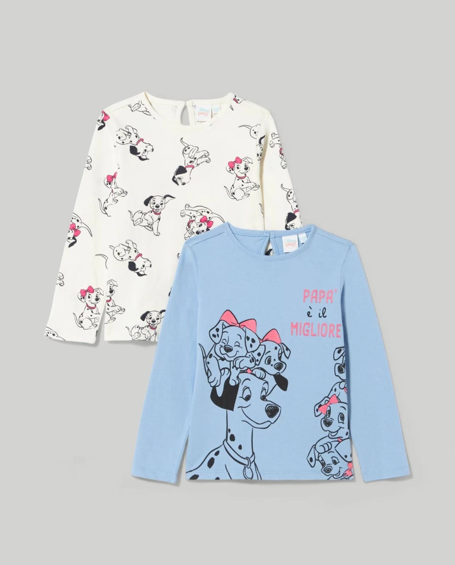 Blukids Newborn Baby Girls 2-Pack 100% Pure Cotton T-Shirts