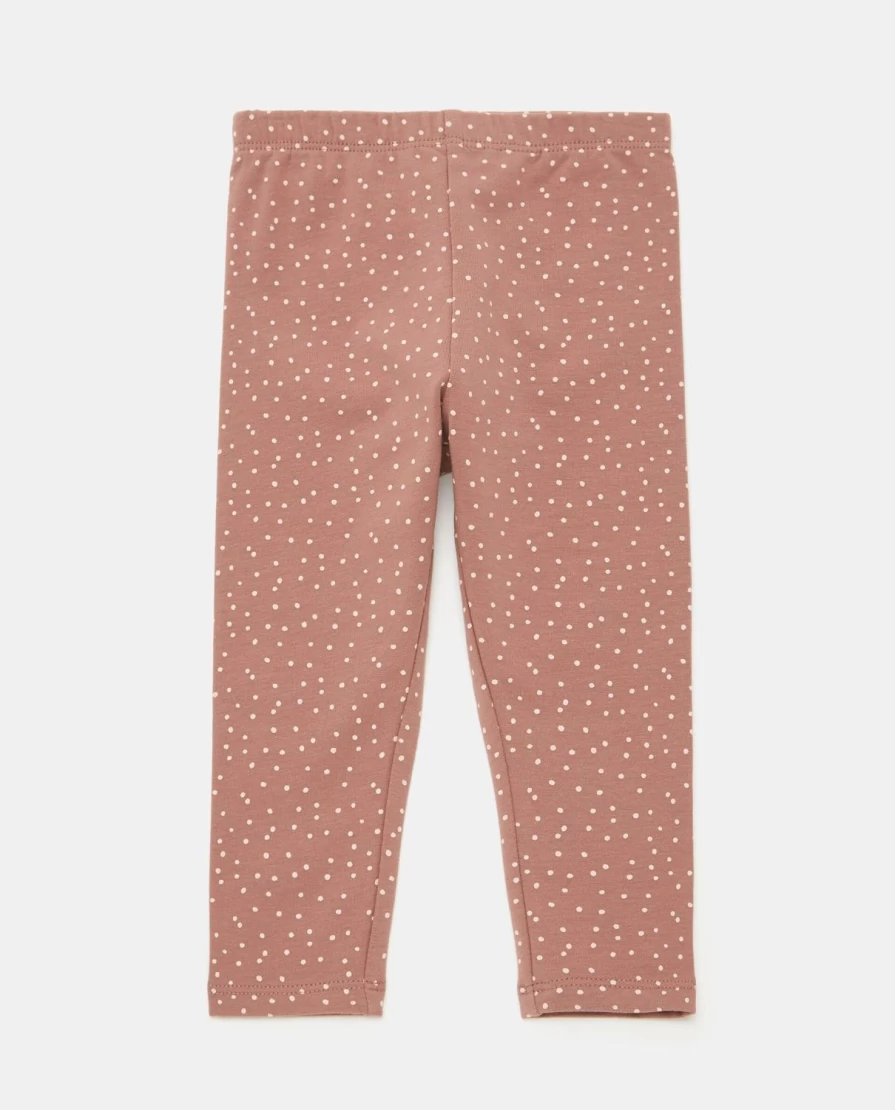 Blukids Newborn Polka Dot Cotton Stretch Leggings for Baby Girls