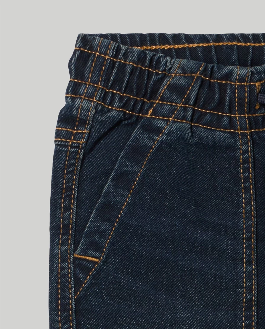 "Blukids Boys' Stretch Denim Joggers - Comfortable Kids' Athletic Pants"