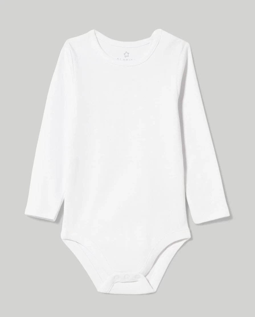 Blukids 3-Pack Long Sleeve Bodysuits for Newborns – Soft Baby Essentials
