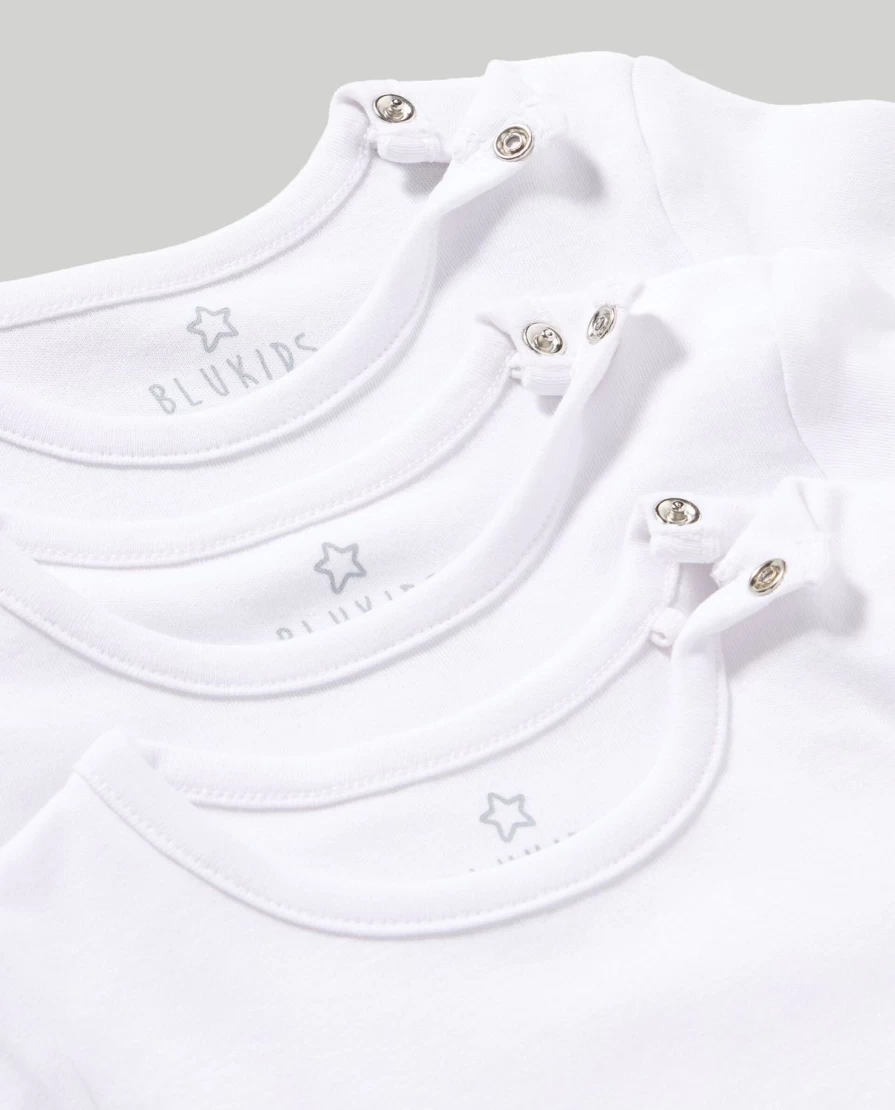 Blukids 3-Pack Long Sleeve Bodysuits for Newborns – Soft Baby Essentials